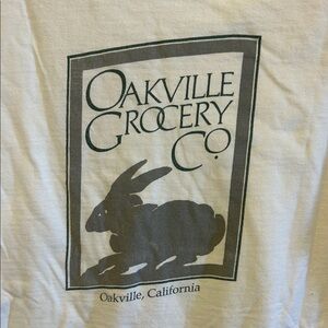 Vintage Oakville Grocery Co Shirt California Rabbit 90s USA Beefy Tee Large
